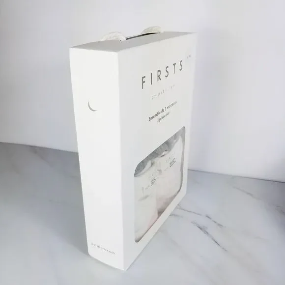 FIRST by Petit Lem 3 Piece Newborn Set Pin… - Picture 4 of 7